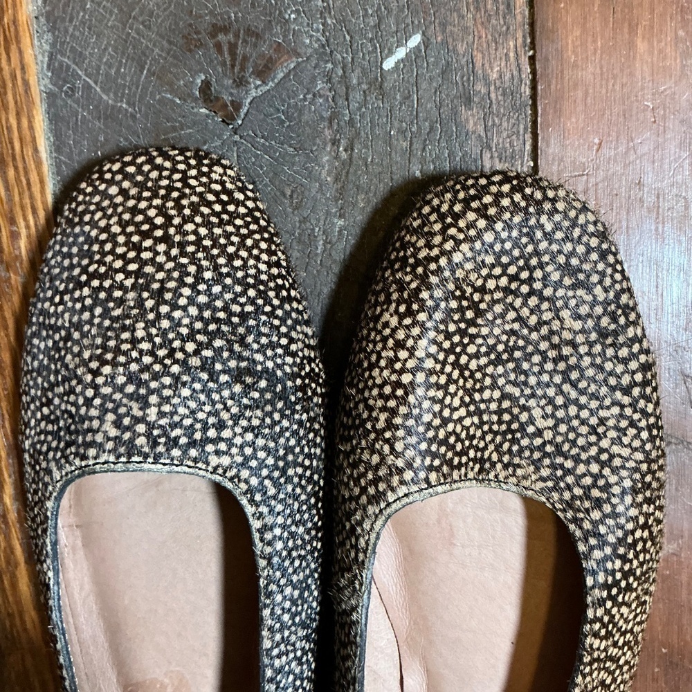 Madewell The Cory Flat in Spotted Calf Size 6 - Picture 3 of 4